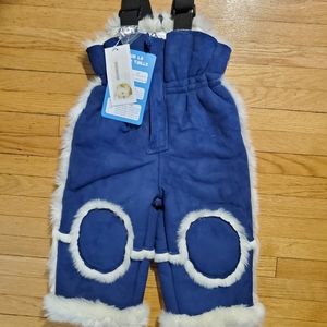 Nwt faux fur lined snowpants